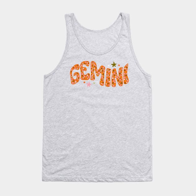 Starry Gemini Tank Top by Doodle by Meg